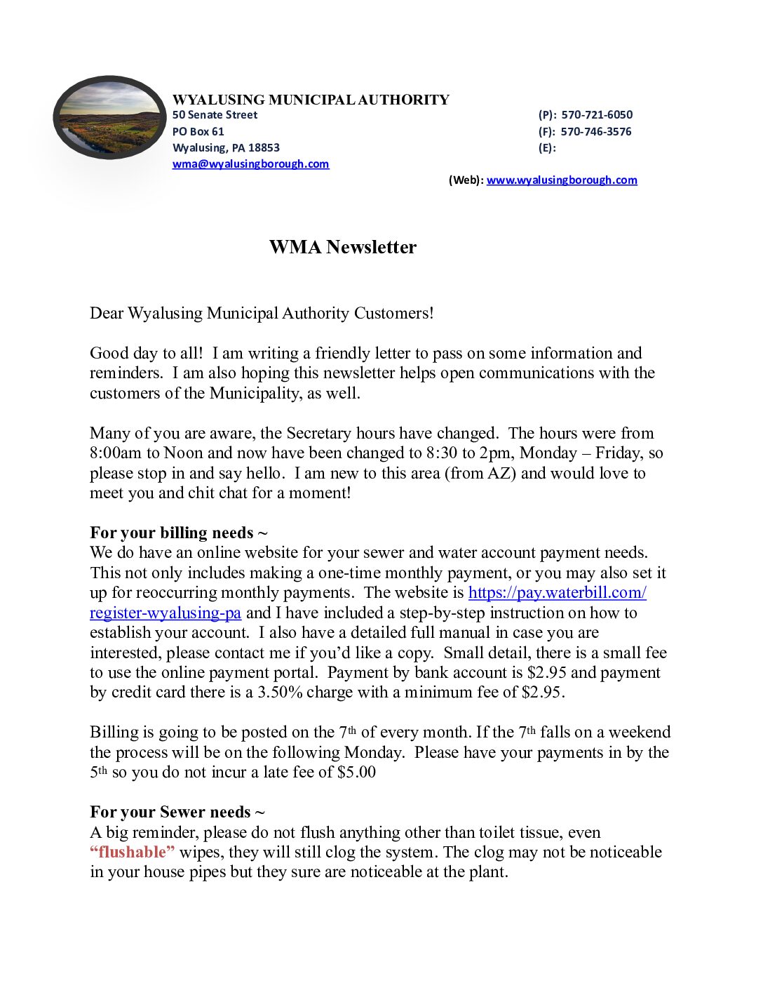Thumbnail of the first page of 'Newsletter – June 2024'